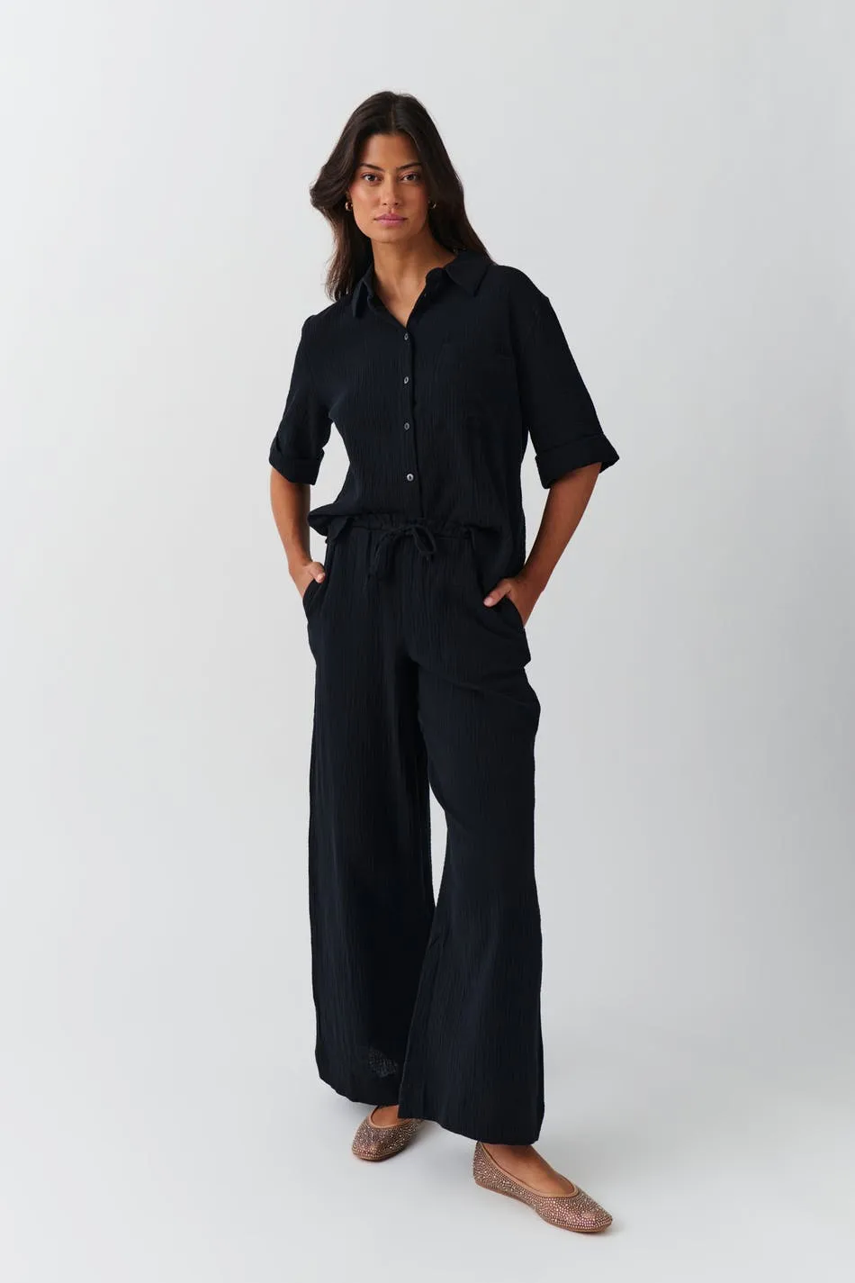 Gauze trousers