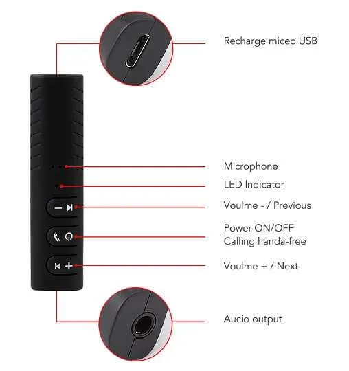 Handsfree Bluetooth Car Kit